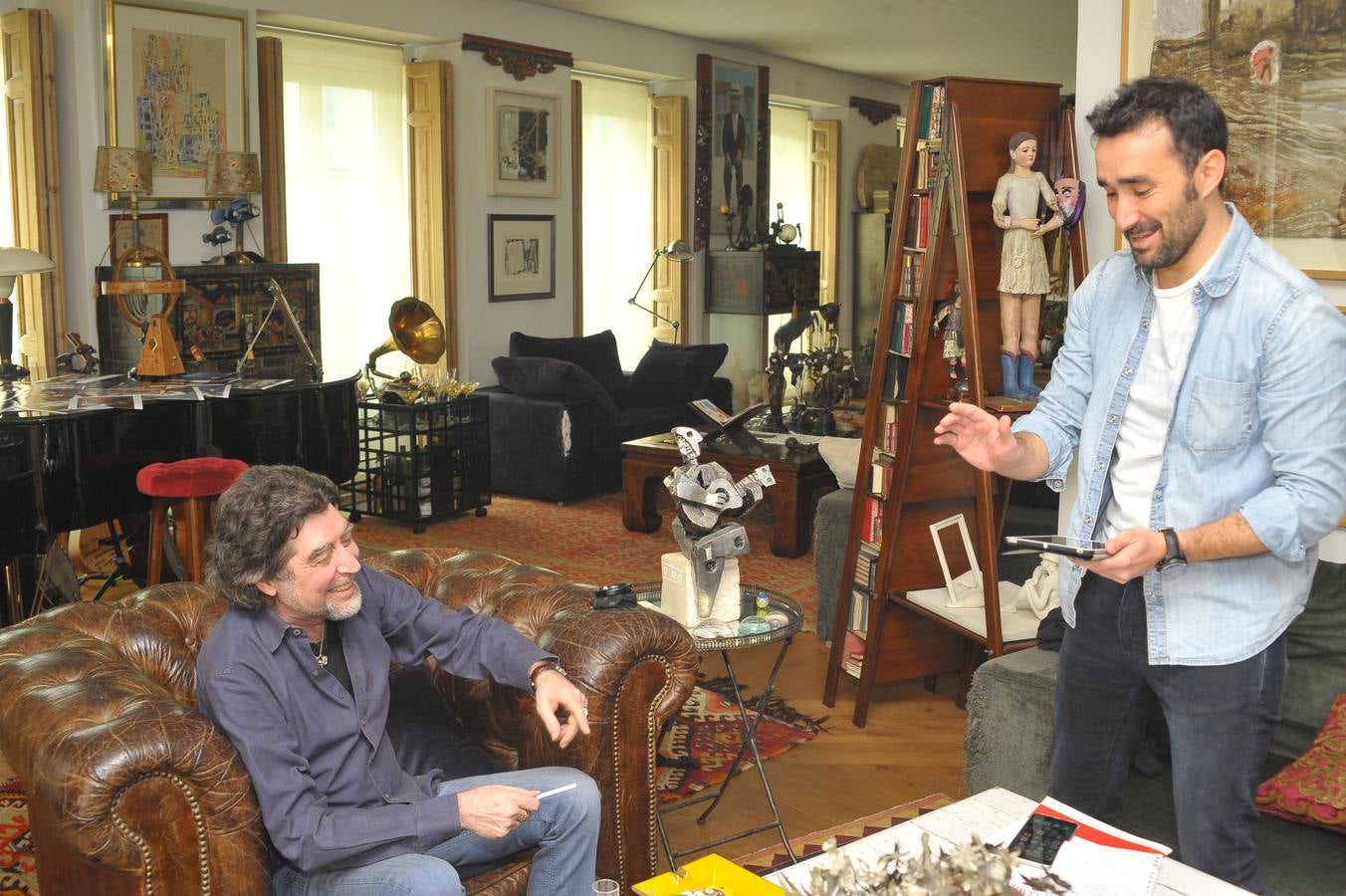 Joaquín Sabina y Juanma Castaño, cara a cara
