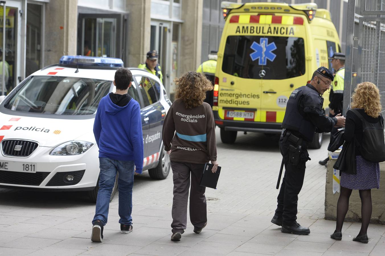 Conmoción en un instituto de Barcelona