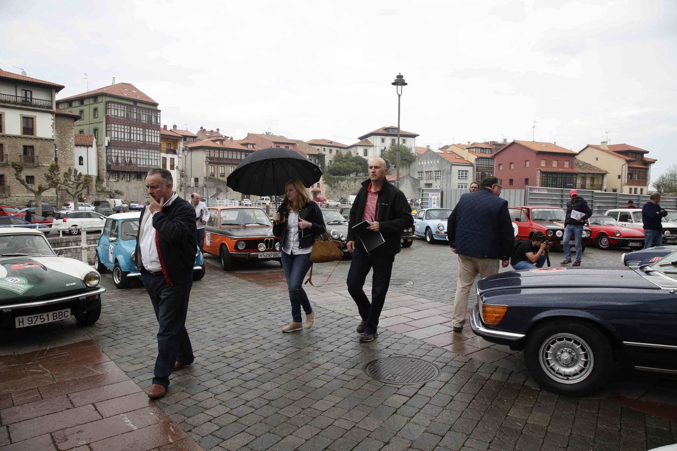 Concentración de coches clásicos en el Oriente asturiano