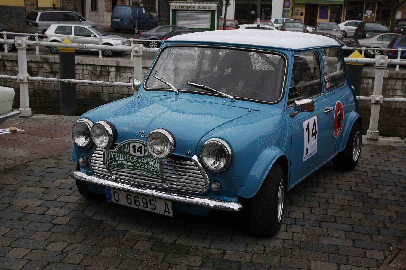 Concentración de coches clásicos en el Oriente asturiano