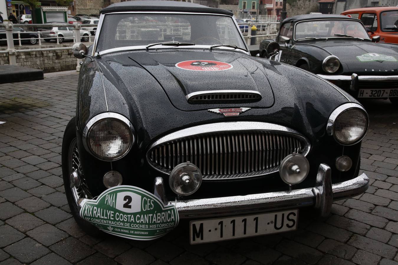 Concentración de coches clásicos en el Oriente asturiano