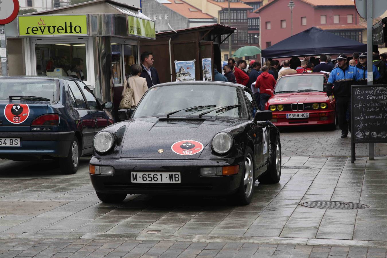 Concentración de coches clásicos en el Oriente asturiano