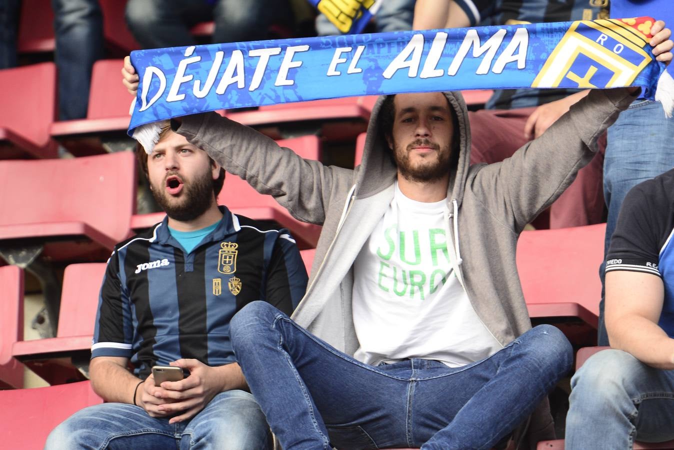 Las mejores imágenes del Compostela 1 - 1 Real Oviedo