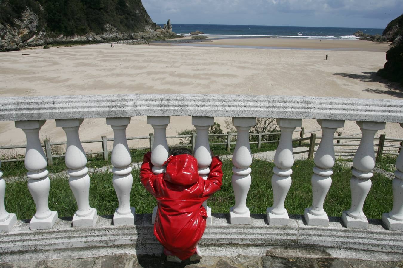 Playa de El Sablón, en Ribadedeva.