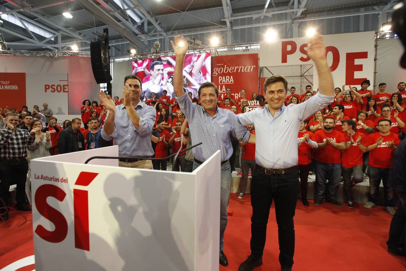 Pedro Sánchez da su respaldo a los candidatos asturianos