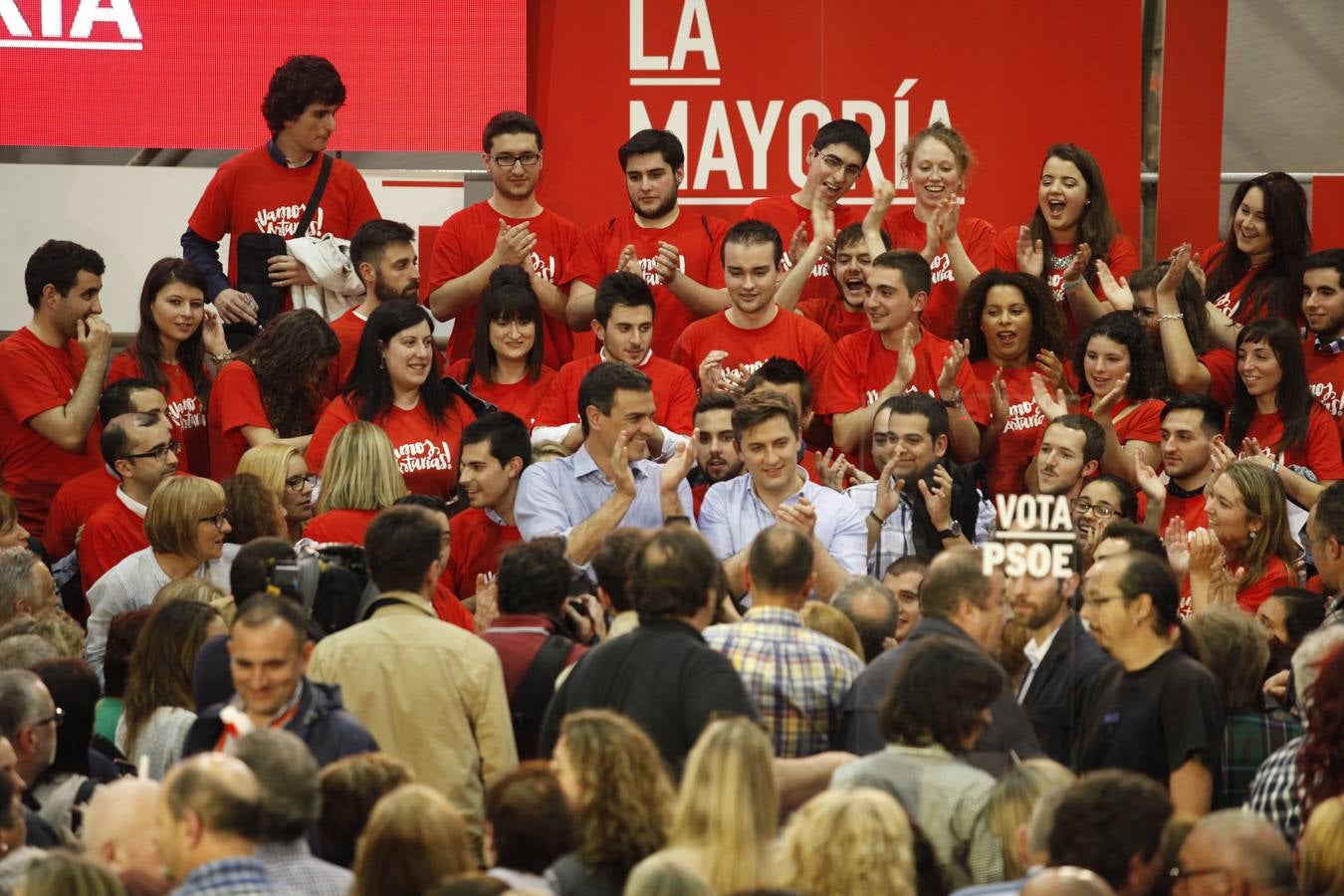 Pedro Sánchez da su respaldo a los candidatos asturianos