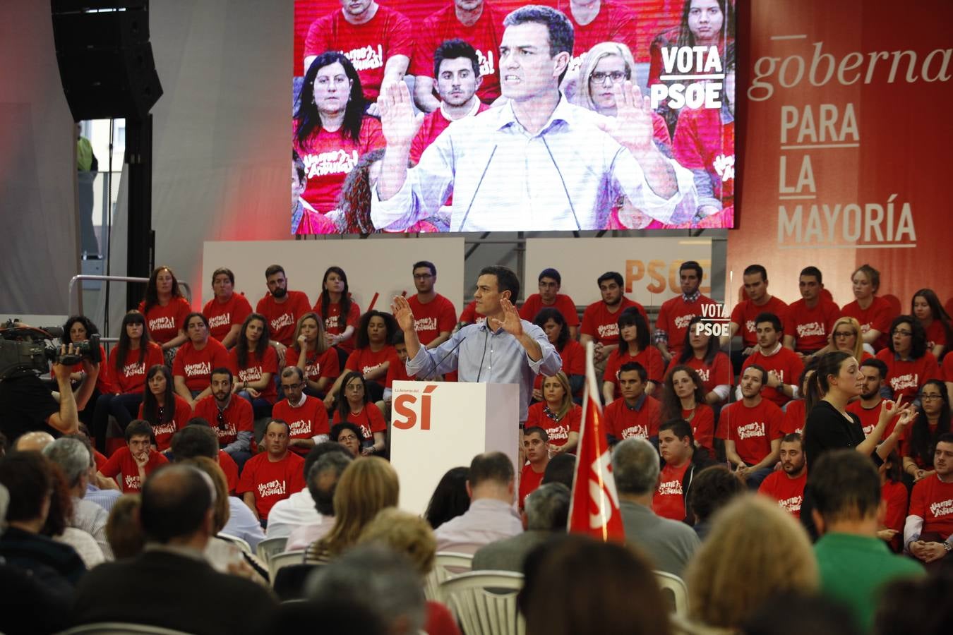 Pedro Sánchez da su respaldo a los candidatos asturianos