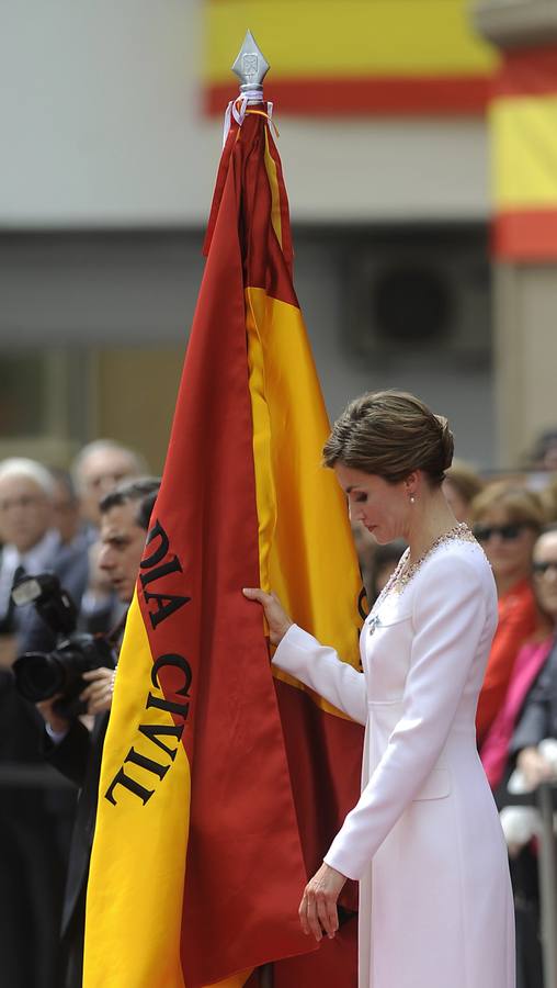 La Reina preside un homenaje a la Guardia Civil en Vitoria