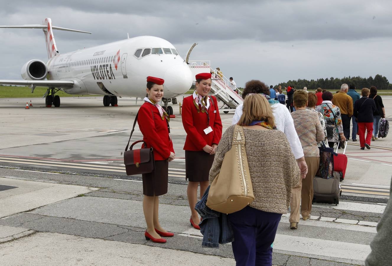 Volotea inaugura su base asturiana