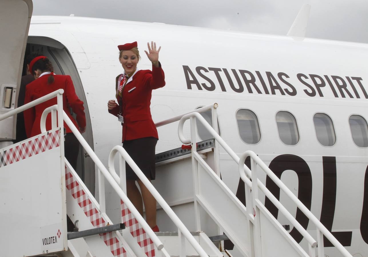 Volotea inaugura su base asturiana