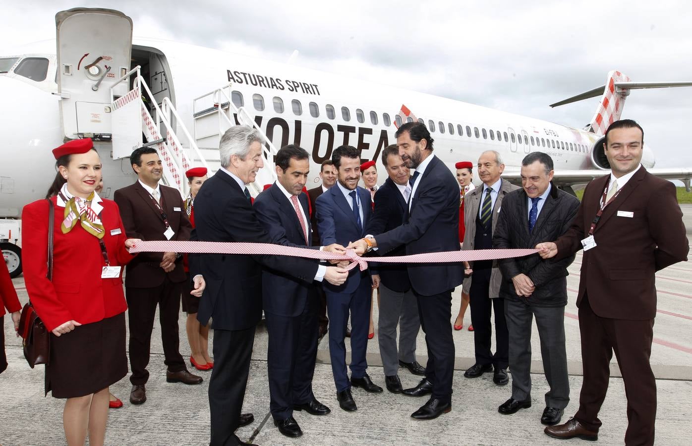 Volotea inaugura su base asturiana