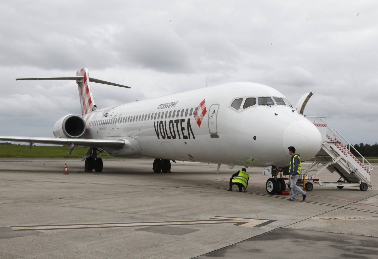 Volotea inaugura su base asturiana