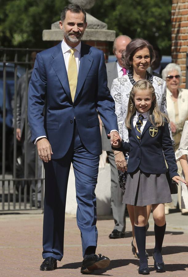 La primera Comunión de la princesa Leonor