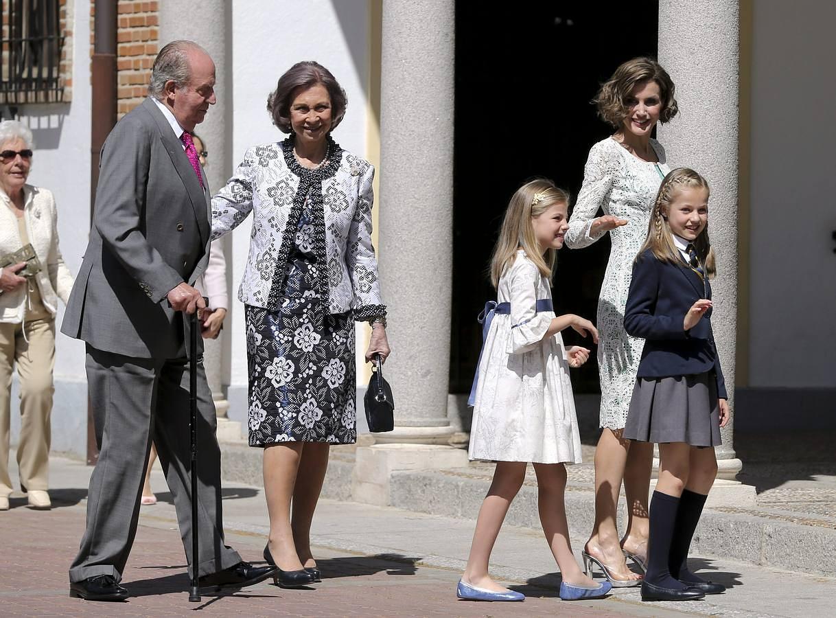 La primera Comunión de la princesa Leonor