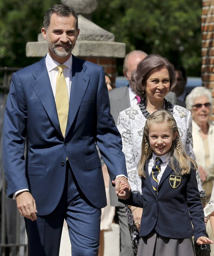 La primera Comunión de la princesa Leonor