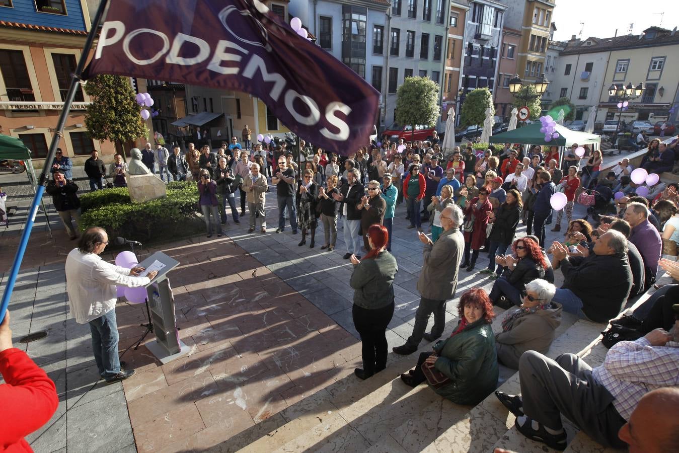 Actos de cierre de campaña electoral de los partidos en Asturias