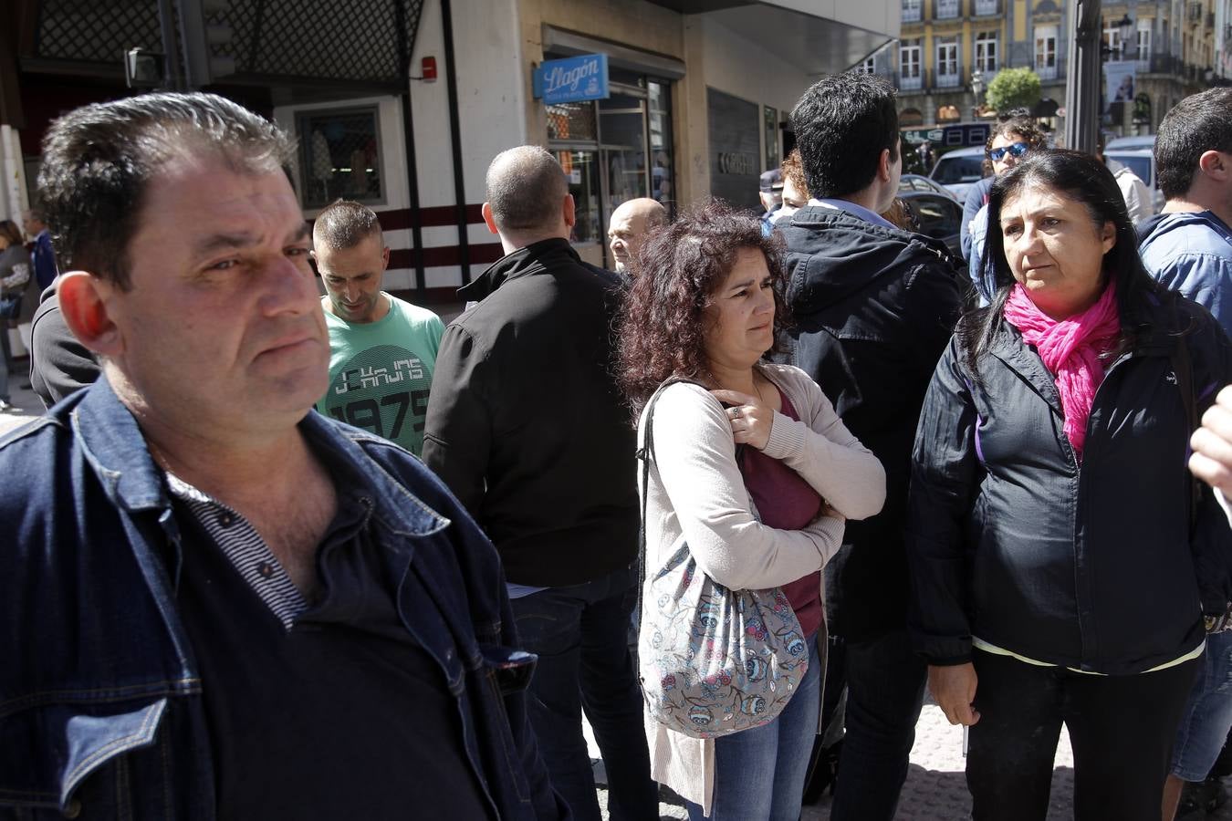 Manifestación minera en Oviedo