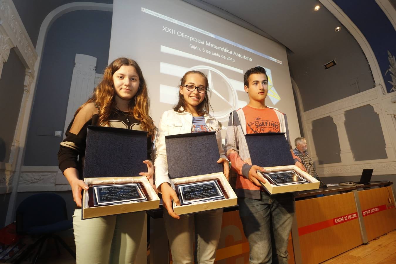 Entrega de los premios de la XXII Olimpiada Matemática Asturiana
