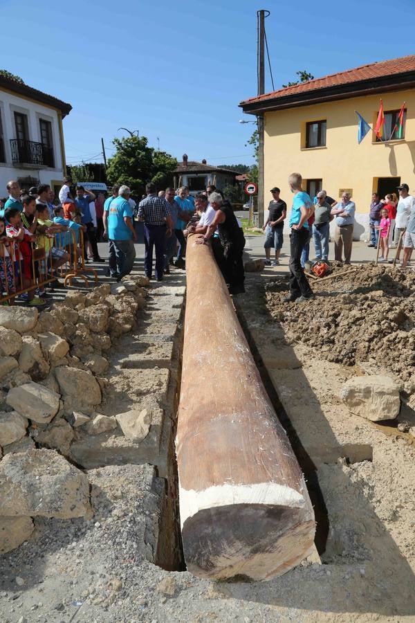 Balmori planta una hoguera de 40 metros