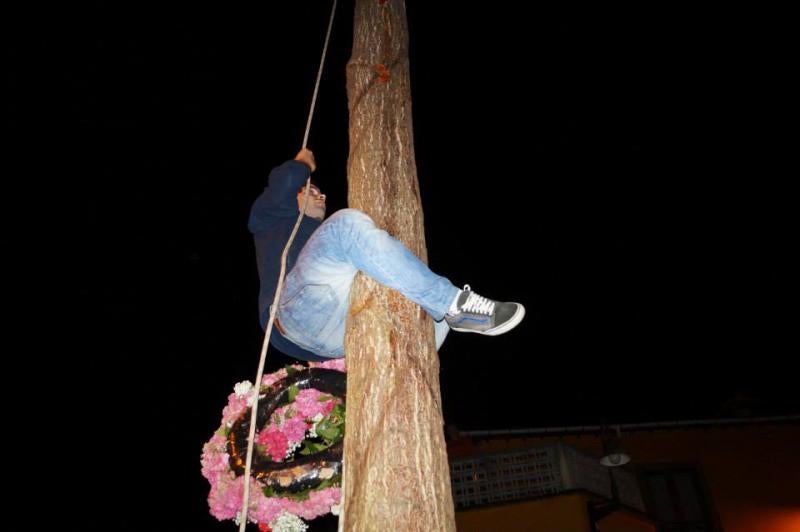 Cangas del Narcea vive la &#039;fiesta del Arbolón&#039;