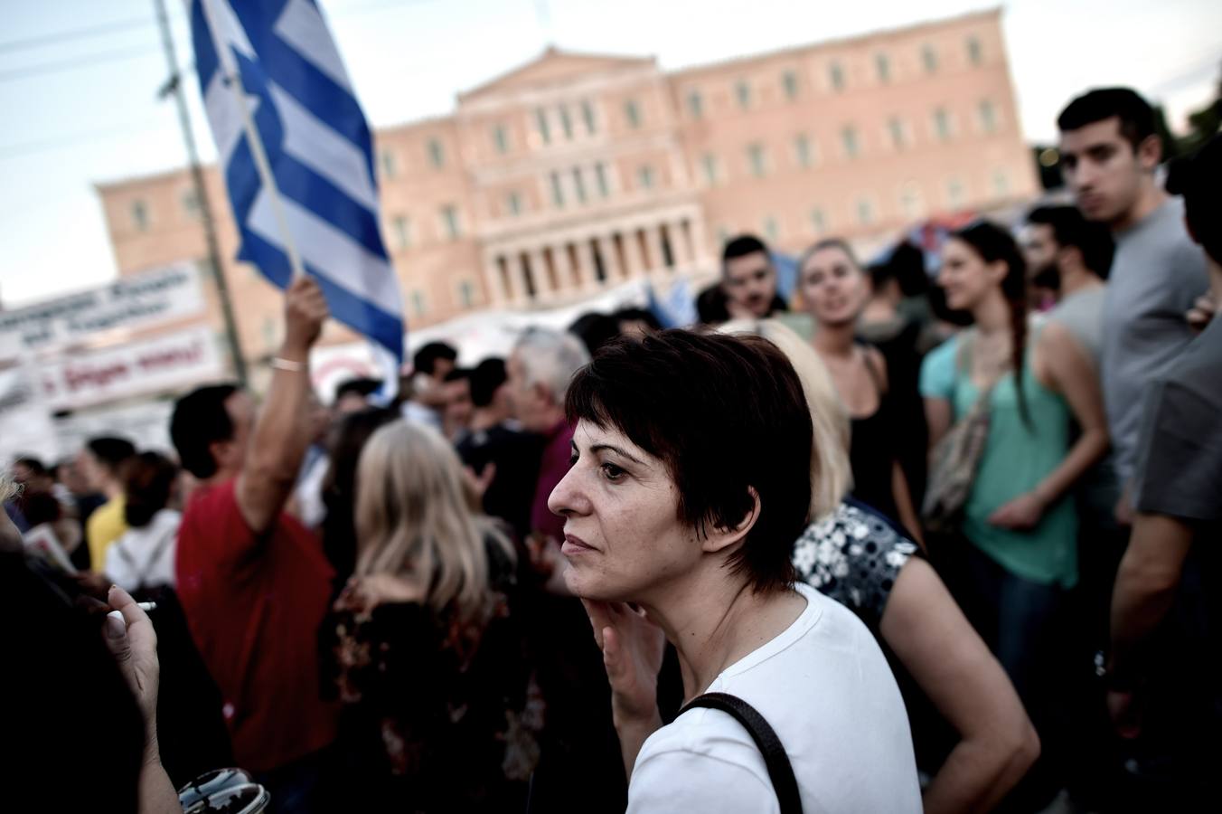 Cerca de 17.000 personas se manifestan a favor del &#039;No&#039; en el referéndum en Grecia