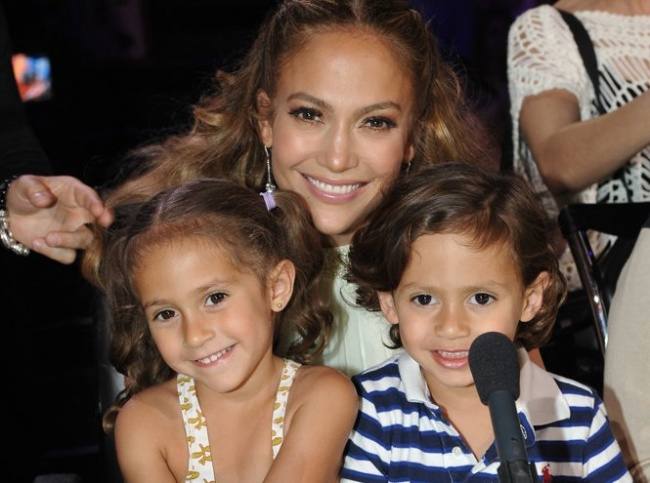 Jennifer Lopez y Emma y Max Anthony