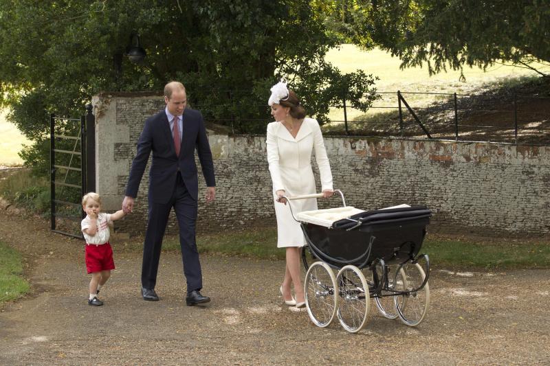 La princesa Carlota de Inglaterra, bautizada en la intimidad