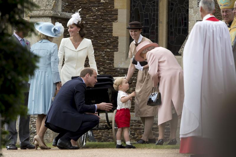 La princesa Carlota de Inglaterra, bautizada en la intimidad