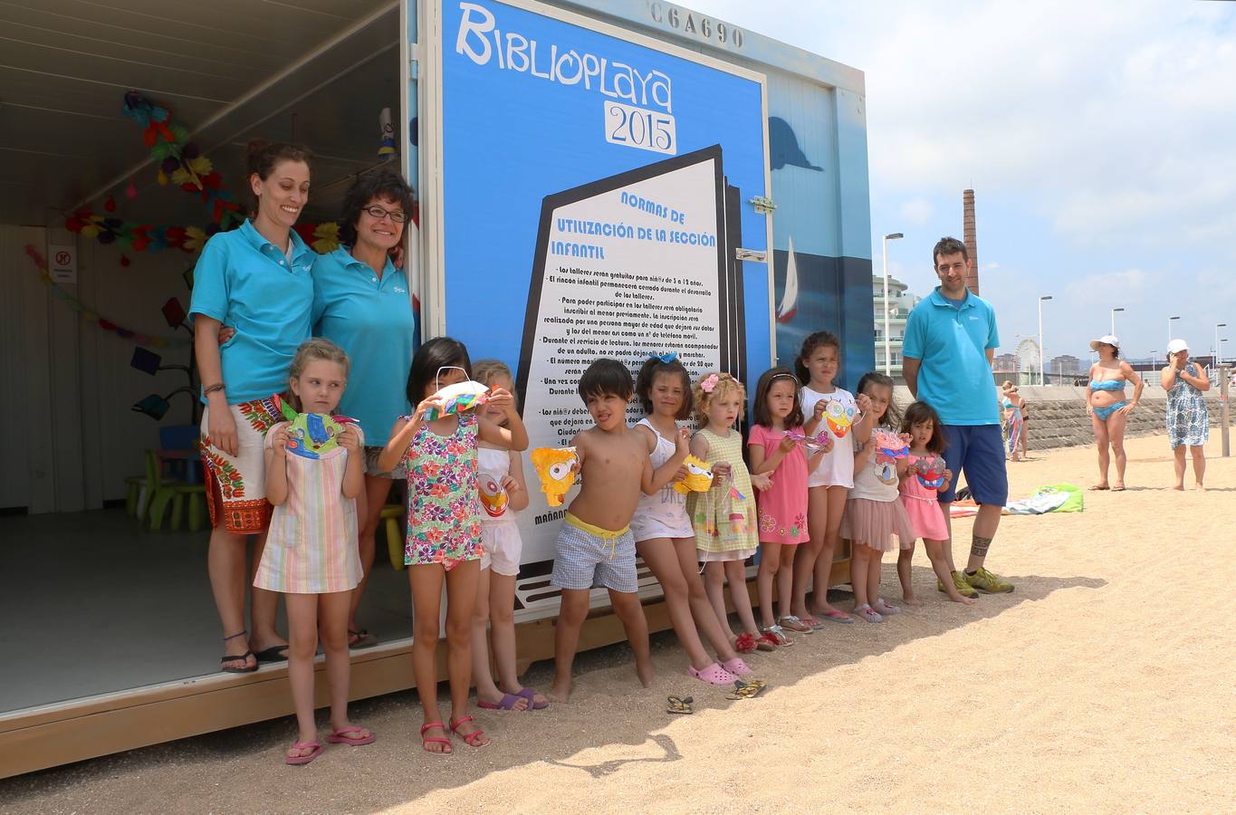 Las biblioplayas, cultura y ocio al borde del mar