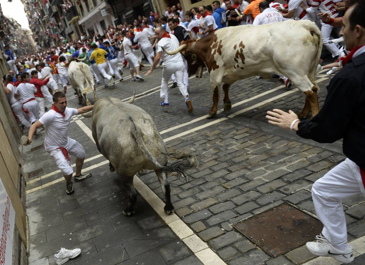 Quinto encierro de Sanfermines peligroso