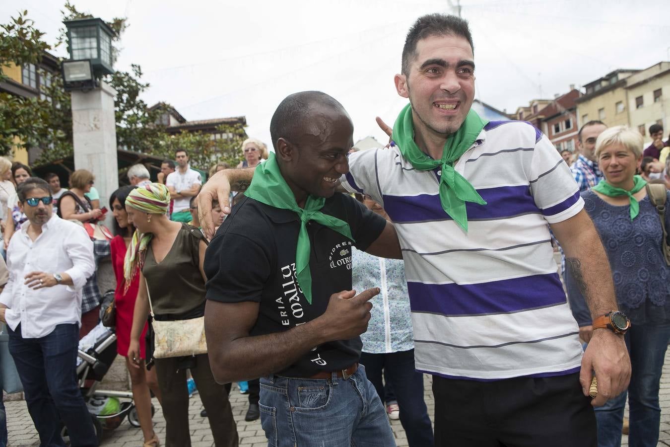 Concurso de escanciadores del Festival de la Sidra de Nava