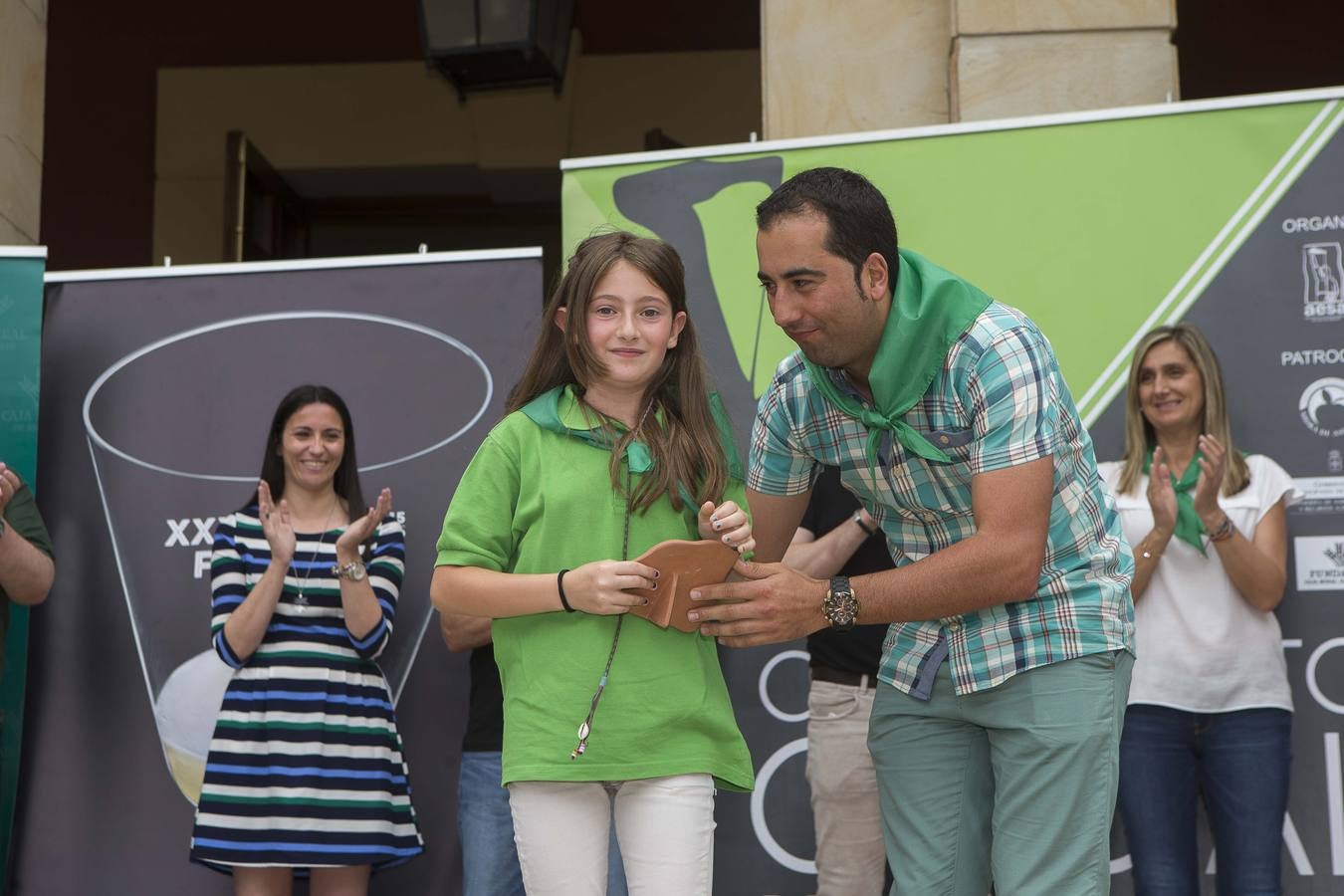 Concurso de escanciadores del Festival de la Sidra de Nava