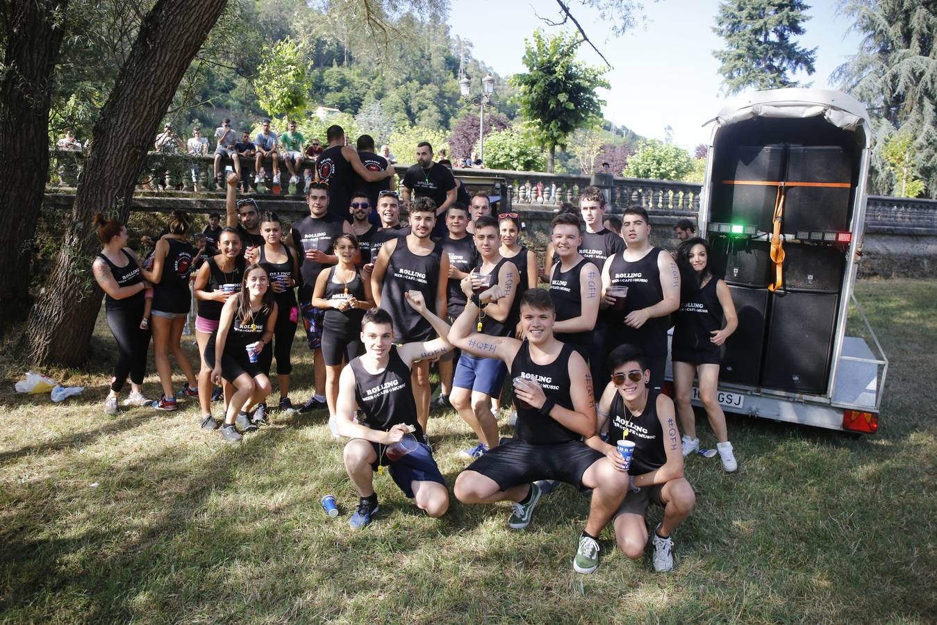 Sotrondio se va de jira para cerrar sus fiestas