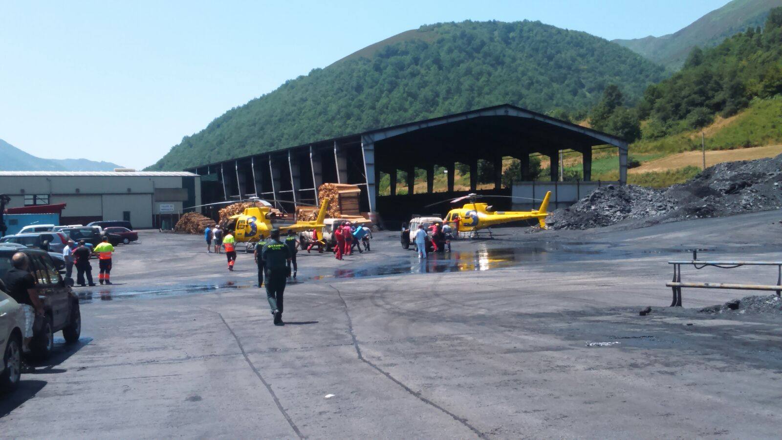 Accidente en una mina de Cerredo