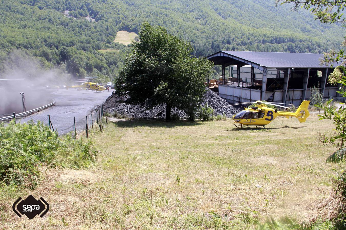 Accidente en una mina de Cerredo