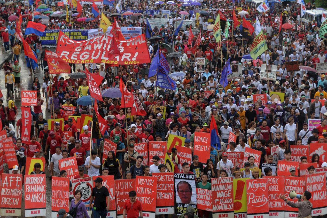 Protestas en Filipinas contra Benigno Aquino