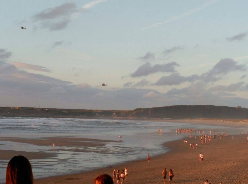 Las imágenes del angustioso rescate en Salinas