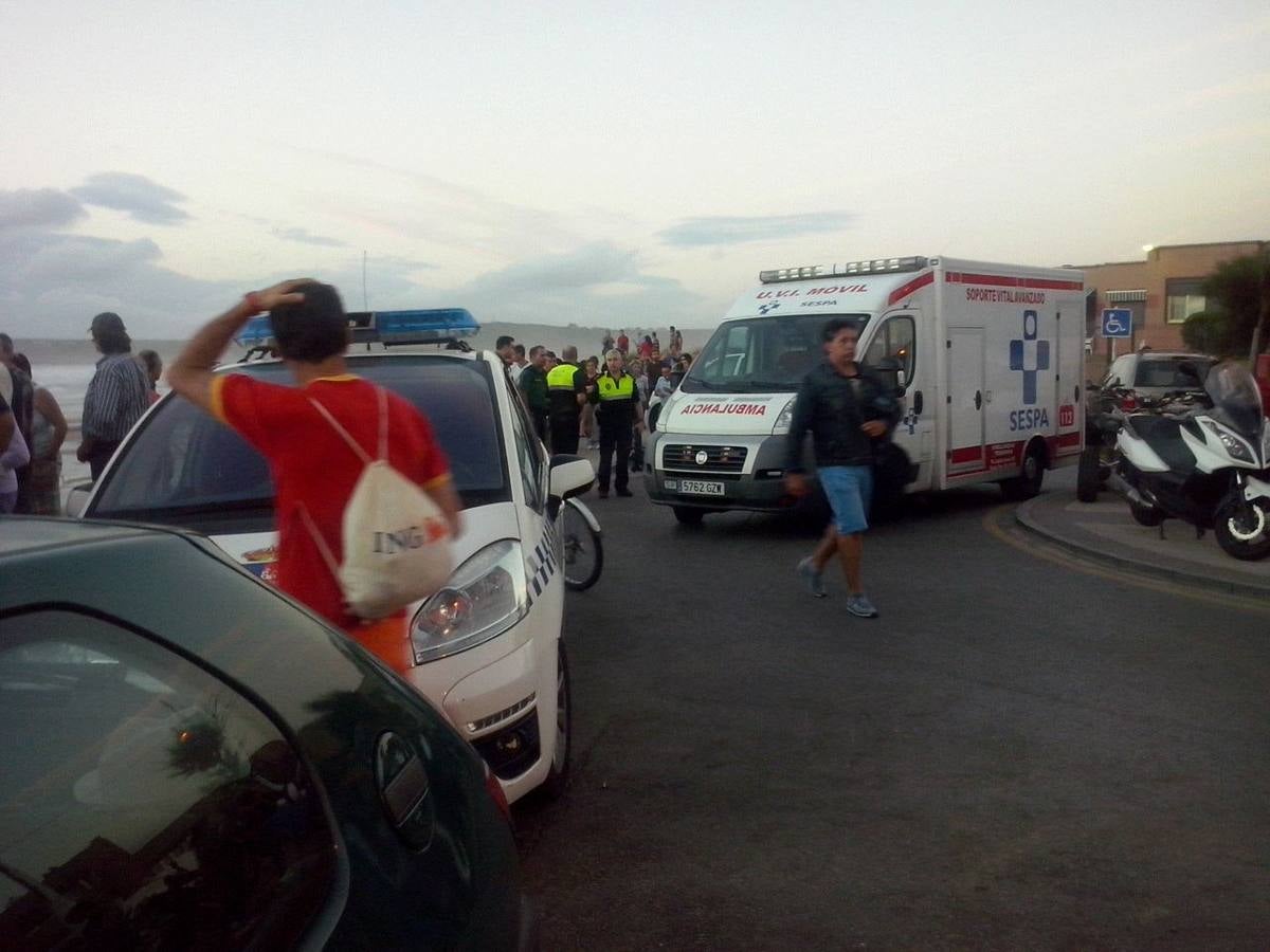 Las imágenes del angustioso rescate en Salinas