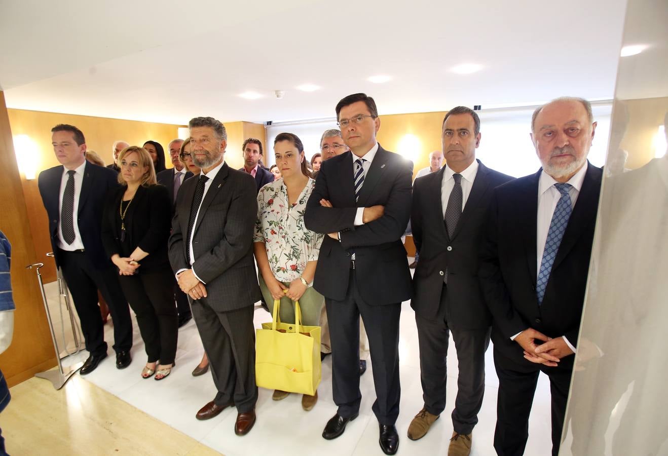 Momento del acto de la toma de posesión de los consejeros.
