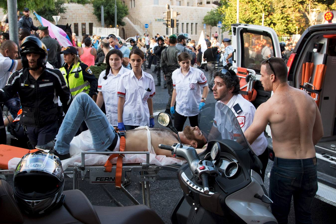 Seis heridos en un ataque durante la marcha del orgullo gay en Jerusalén