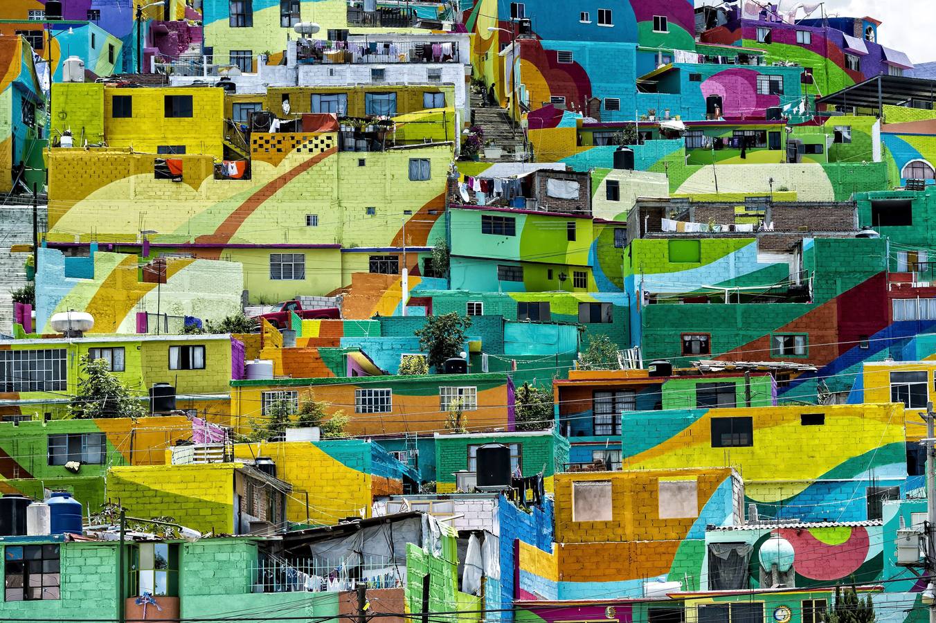 Un barrio mural en Pachuca, México