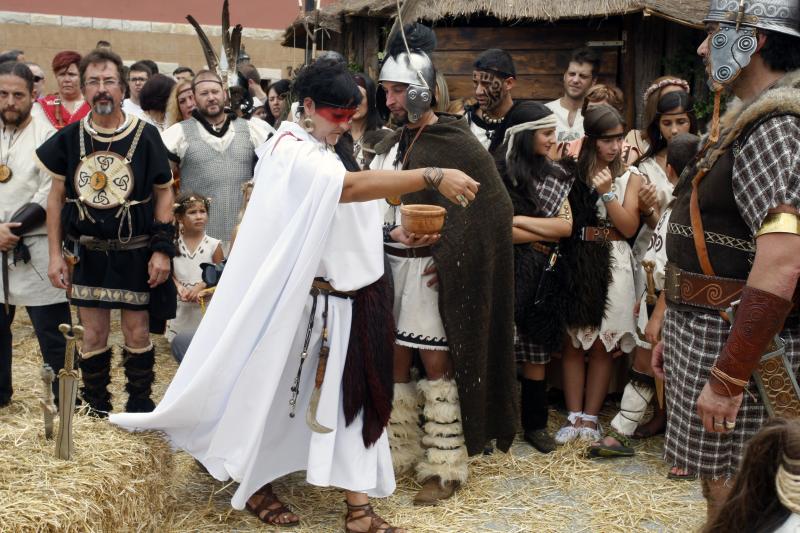 Astures y romanos se enfrentan en la batalla de Carabanzo