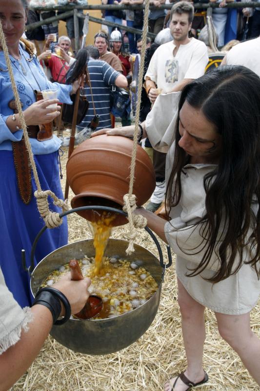 Astures y romanos se enfrentan en la batalla de Carabanzo