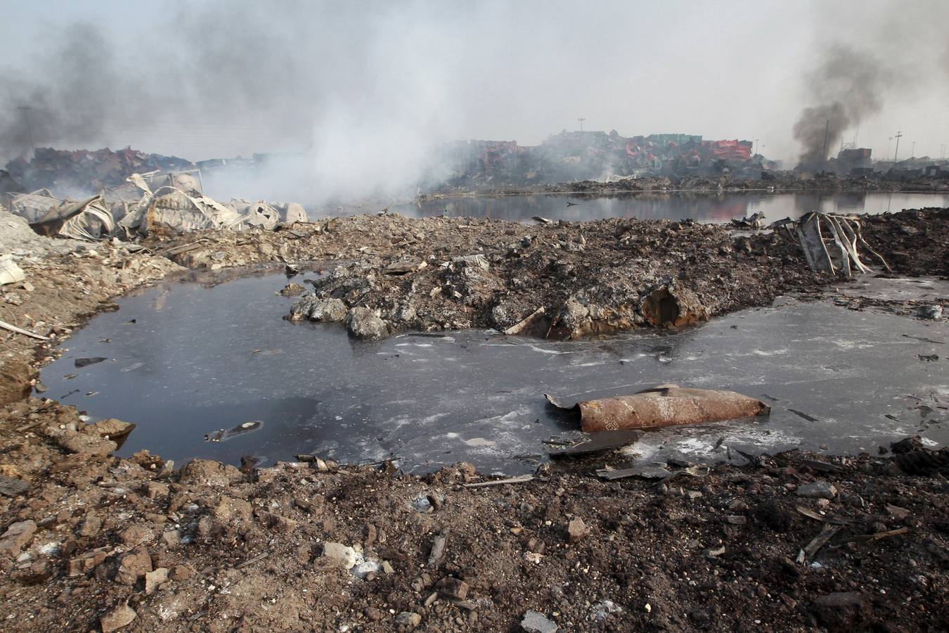 Dolor, rabia y desolación por Tianjin