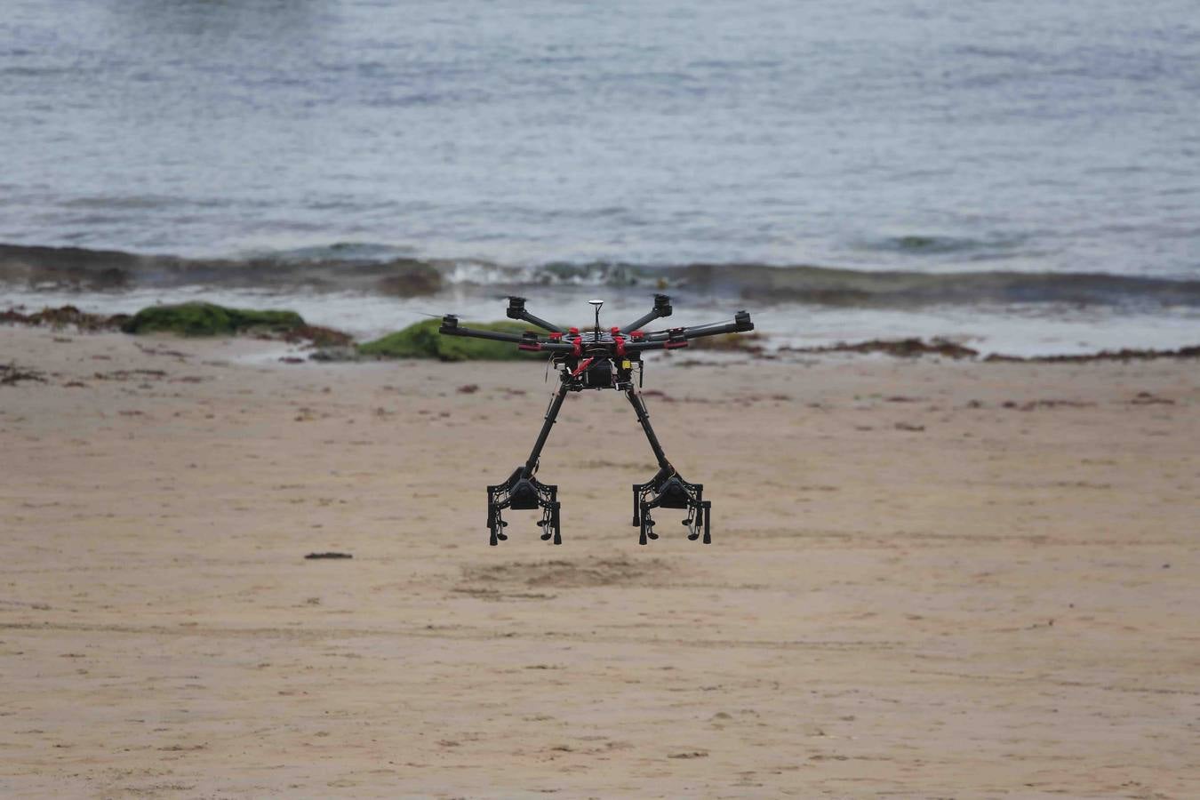 El primer rescate del dron socorrista