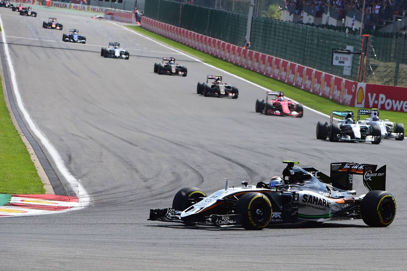 Las mejores imágenes del Gran Premio de Bélgica de Fórmula-1