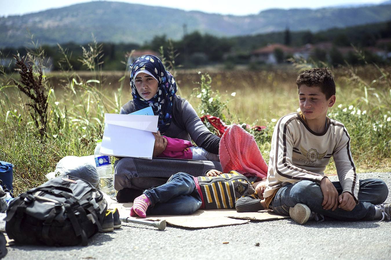 Catástrofe humanitaria en la frontera entre Grecia y Macedonia