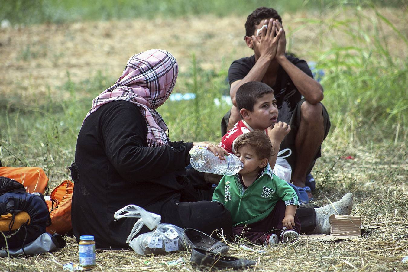 Catástrofe humanitaria en la frontera entre Grecia y Macedonia