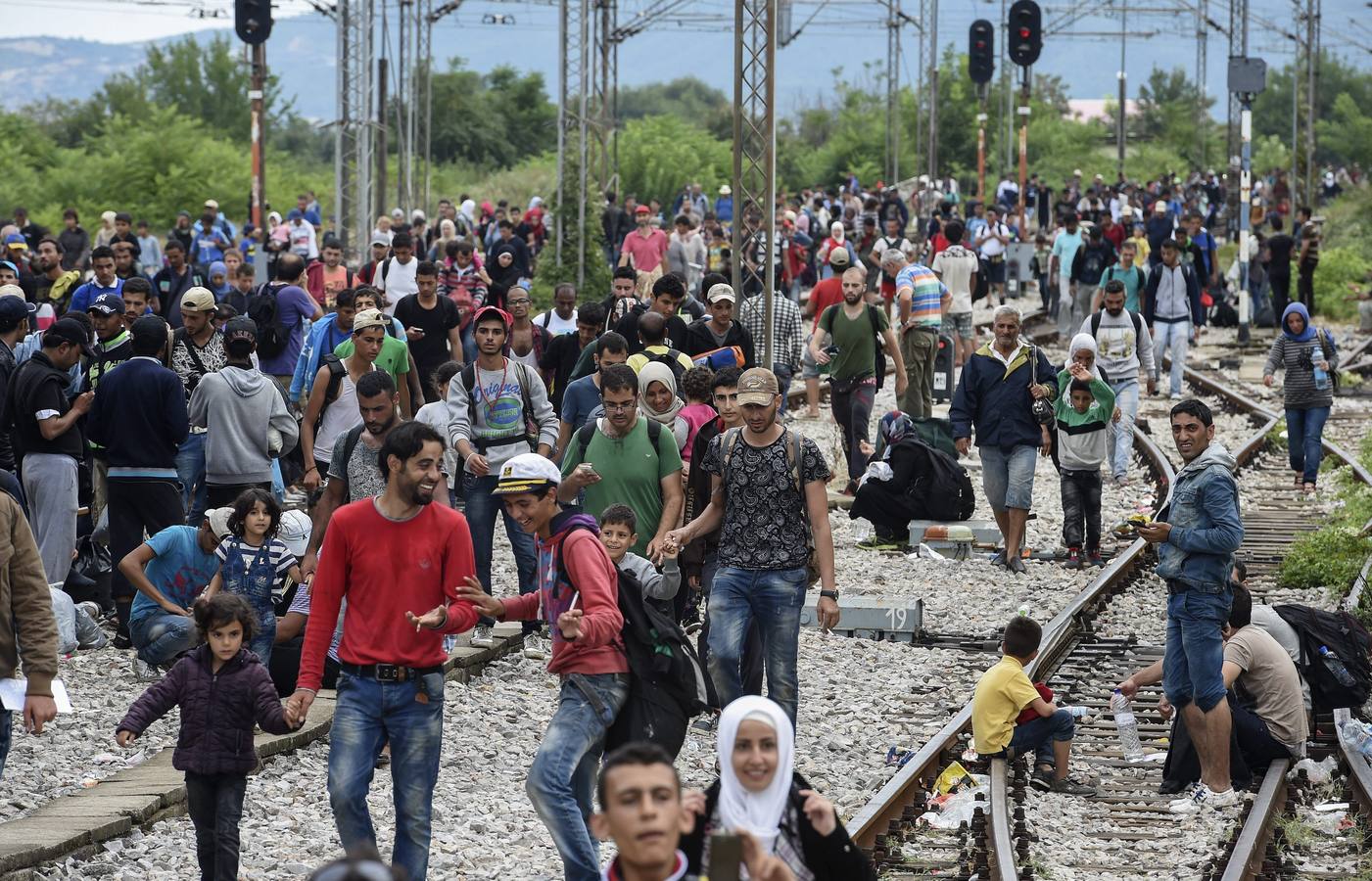 Catástrofe humanitaria en la frontera entre Grecia y Macedonia