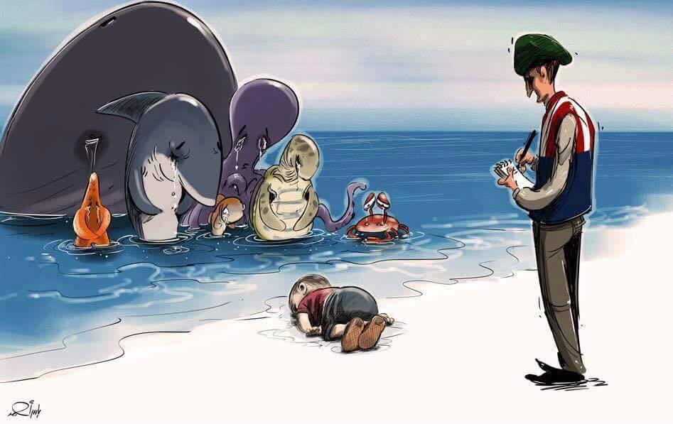 El homenaje a Aylan de artistas de todo el mundo